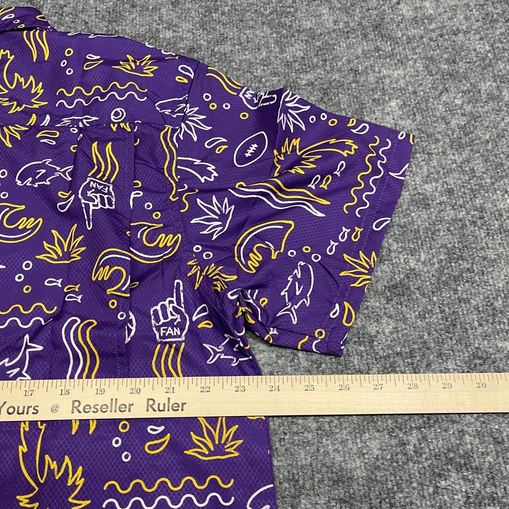 LSU Tigers Shirt Mens Large Purple Columbia PFG Super Slack Tide Vented NCAA - Picture 13 of 14